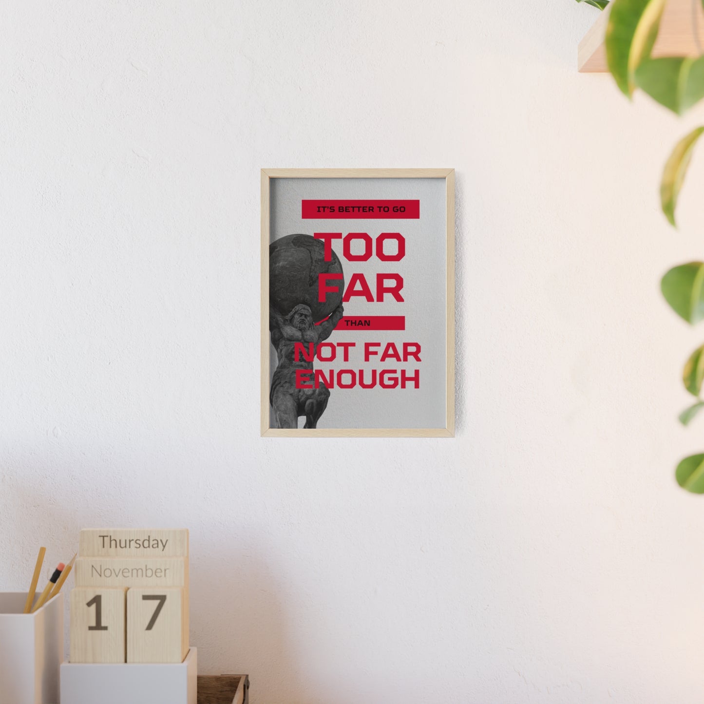Posters with Wooden Frame