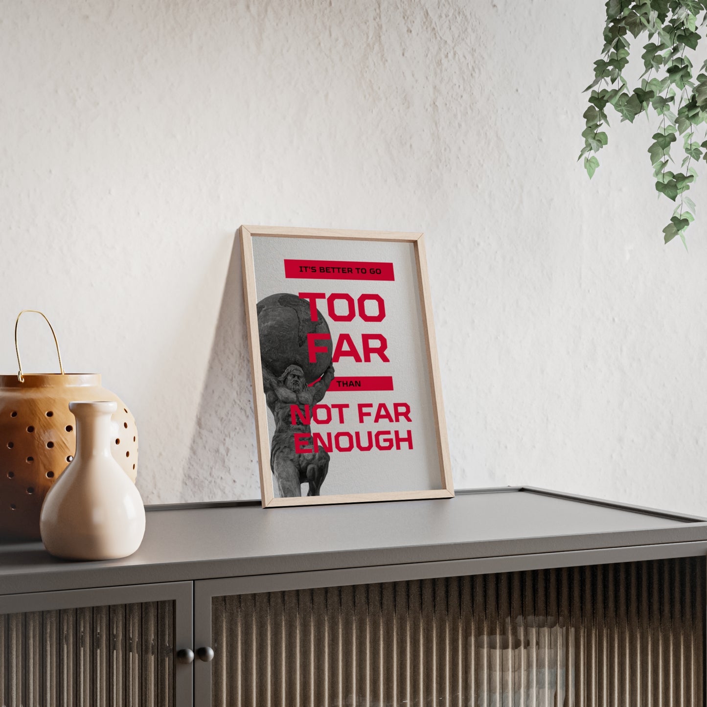 Posters with Wooden Frame